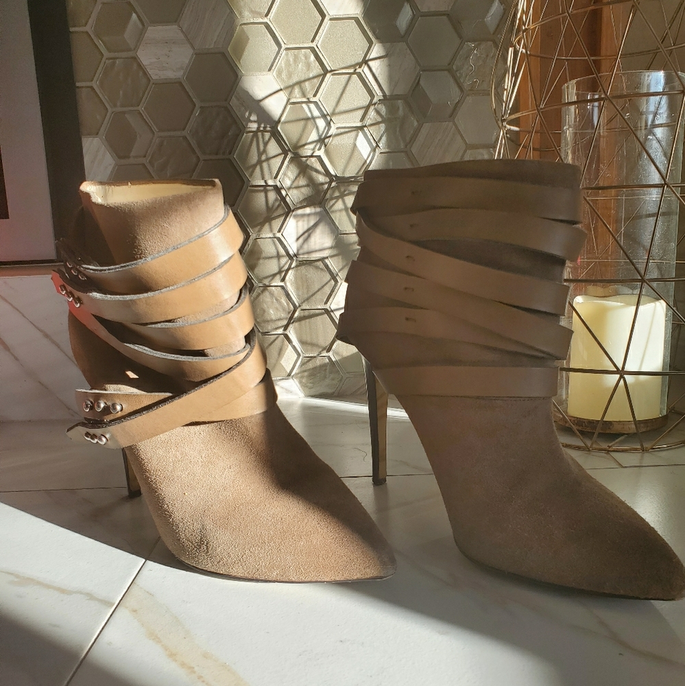 Tan Suede Joe Boots